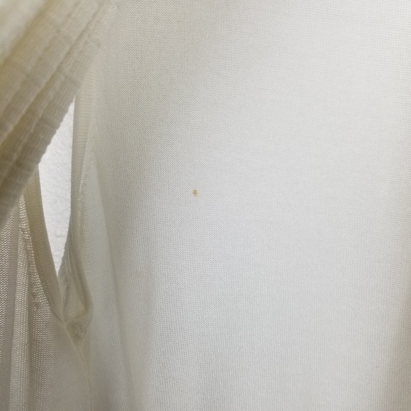 Alice + Olivia Sheer Draped Textured Vest Cardigan Shawl Women's One Size - Picture 10 of 11